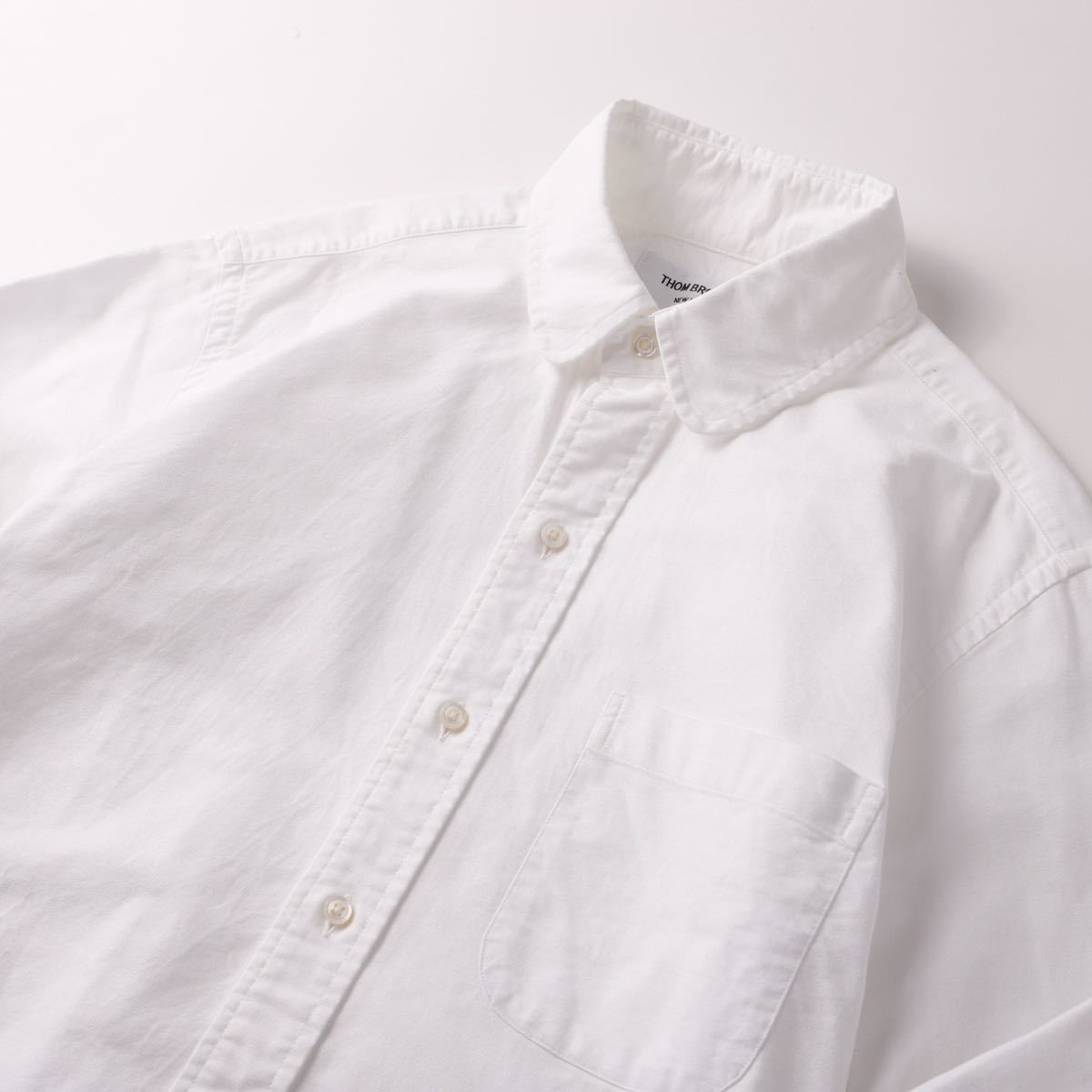 再入荷 希少 美品 THOMBROWNE オックスフォードシャツ チェックシャツ