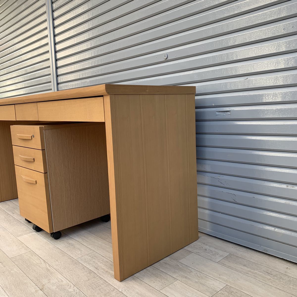 HEISEI Heisei era furniture Bloom desk 1~2 person for desk . a little over desk writing desk 