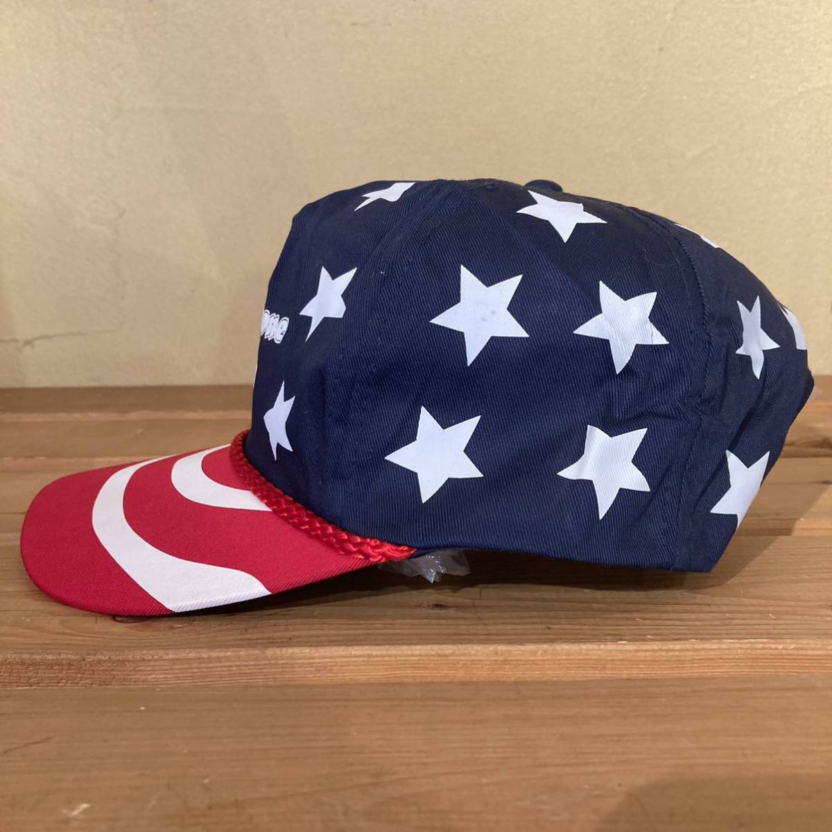 * postage included * 90\'s Vintage old clothes FIRESTONE TIRES fire Stone tire enterprise thing cap CAP star article flag Ad ba Thai Gin g