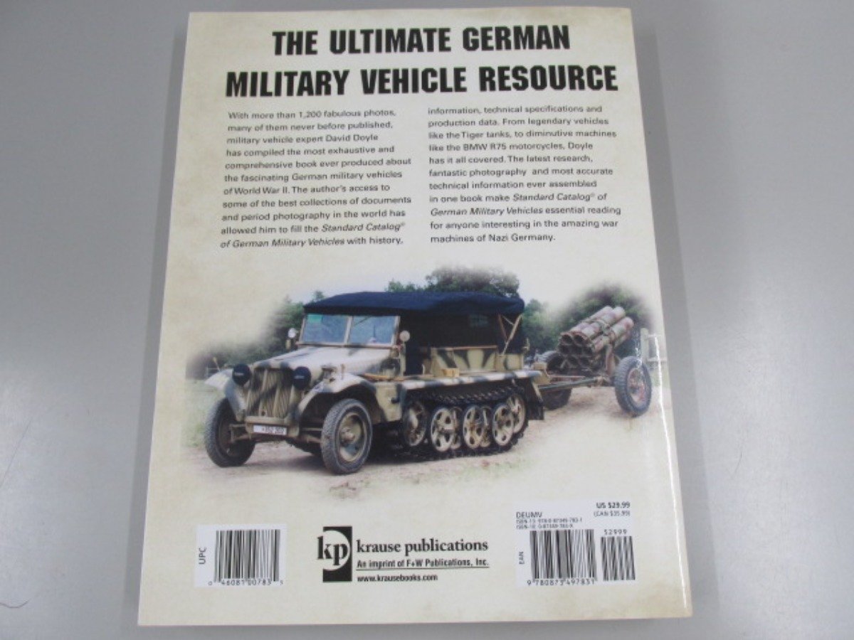 ★　【洋書 Standard Catalog of German Military Vehicles DADID DOYLE】141-02302_画像2