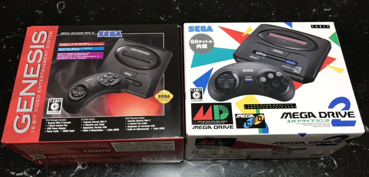 未開封品 メガドライブミニ2 + Genesis Mini 2 セット メガドラミニ2