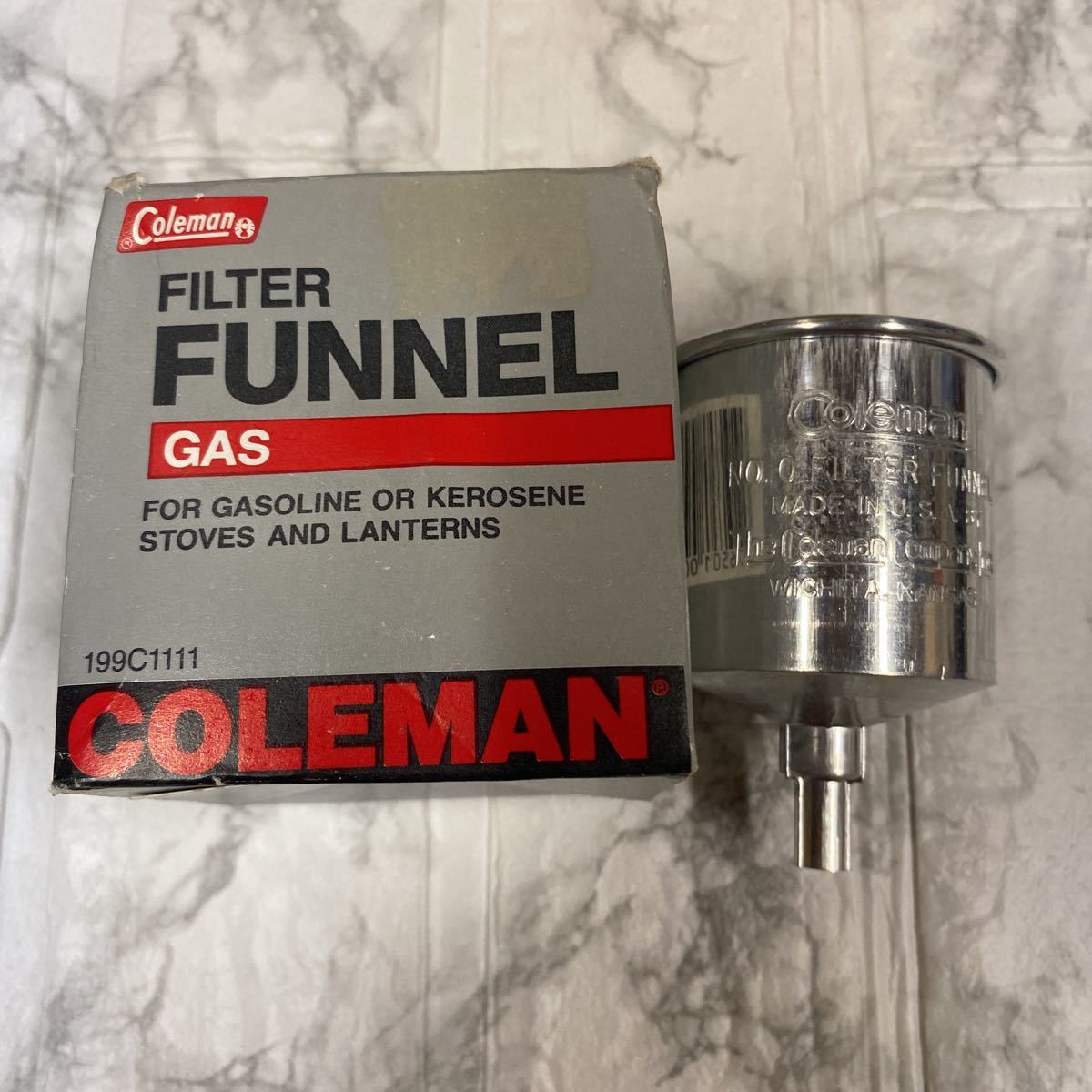 コールマン フィルター ファンネル アルミ ファンネル Coleman FILTER 199C1111 No.0 年代物