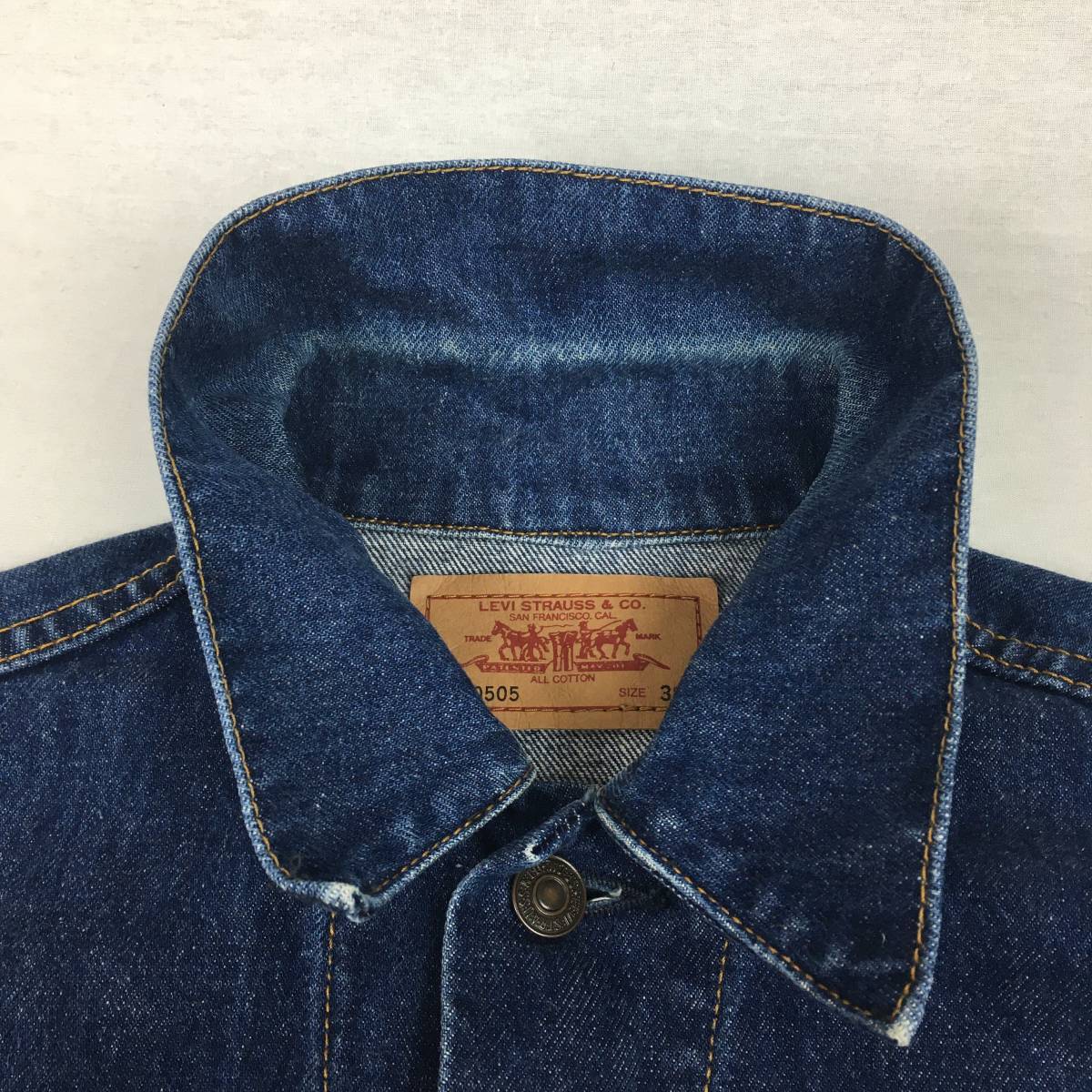 Levi's リーバイス 70505 70505-02 香港製 96年 4th ジージャン サイズ38 デニムジャケット Gジャンの画像2