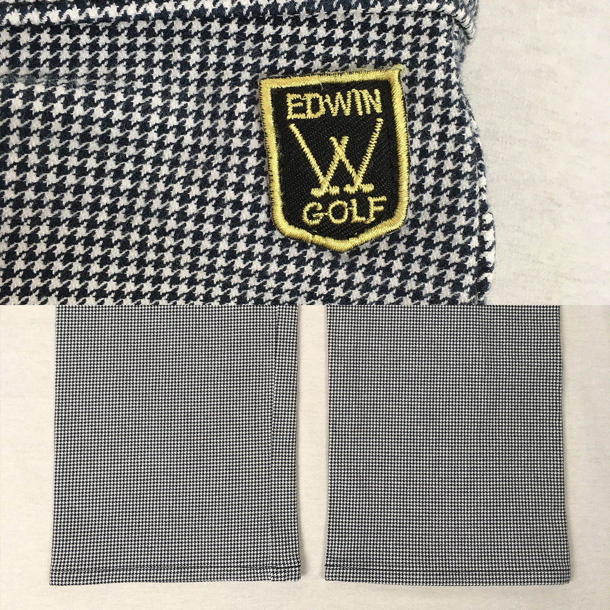 EDWIN GOLF エドウィン ゴルフ KG503Z 日本製 千鳥格子 ストレッチ パンツ Mサイズ_画像6