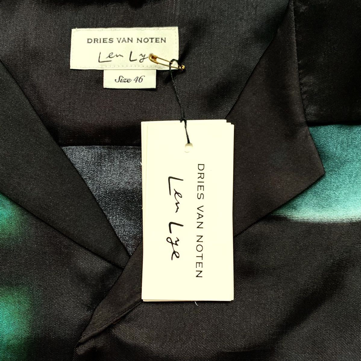 新品 2021SS DRIES VAN NOTEN ドリスヴァンノッテン Len Lye レン・ライ コラボ 半袖 シャツ 46 定7.81万 メンズ レンライ 送料無料_画像6