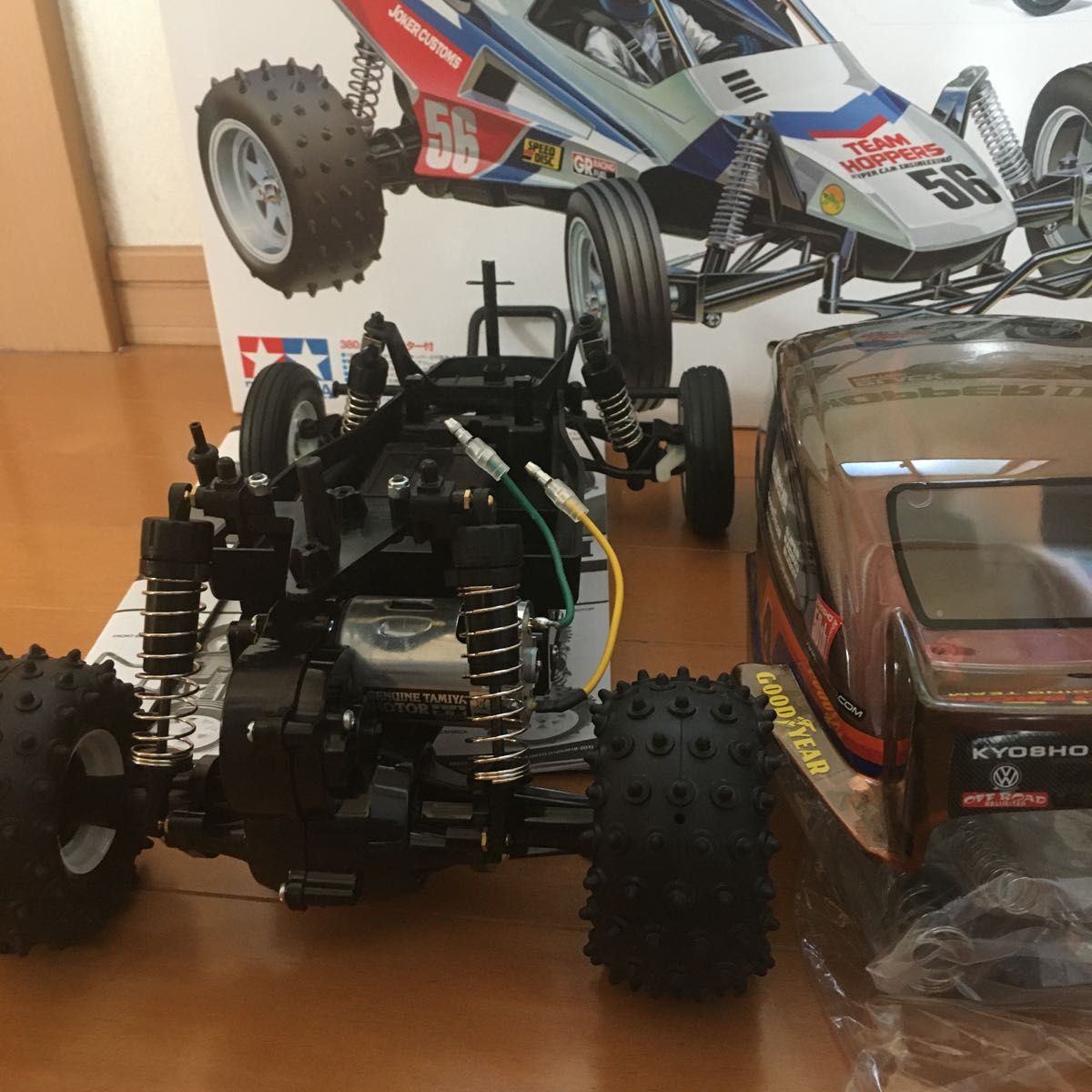 タミヤ グラスホッパー2 ビートルボディ&オプション付き 未走行 タミヤ グラスホッパー2 ビートルボディ&オプション付き 未走行