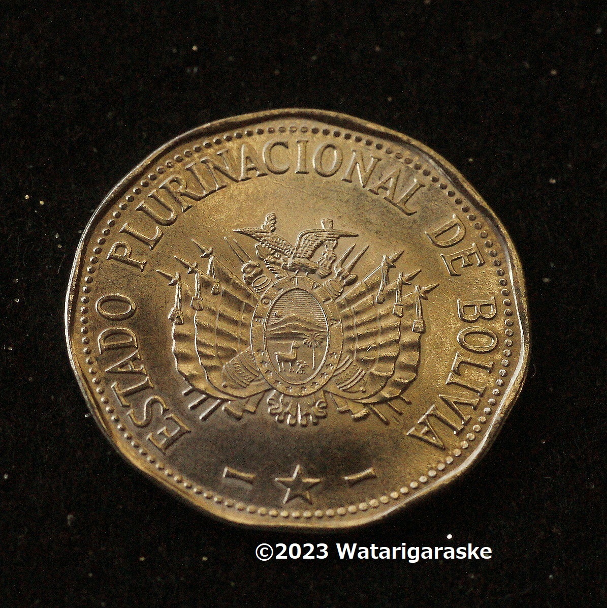 ★ボリビアのチリに対する太平洋岸領土返還要求の硬貨2種2枚★2017年未使用_画像5