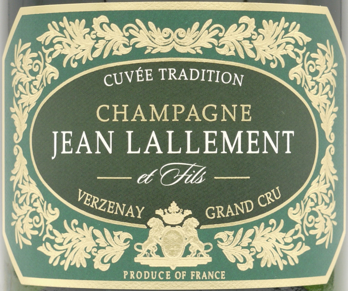 [正規品]シャンパン ジャン・ラルマン ブリュット トラディション グランクリュ N.V. 750ml フランス シャンパーニュ_画像2