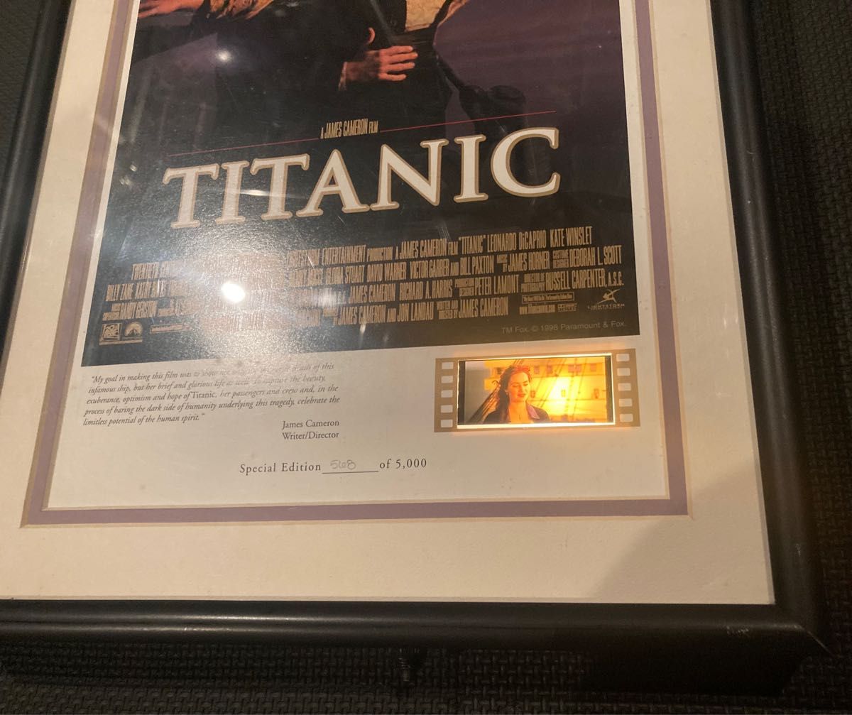 568 of 5000 Titanic Movie Poster リトグラフ　ポスター　映画　タイタニック　