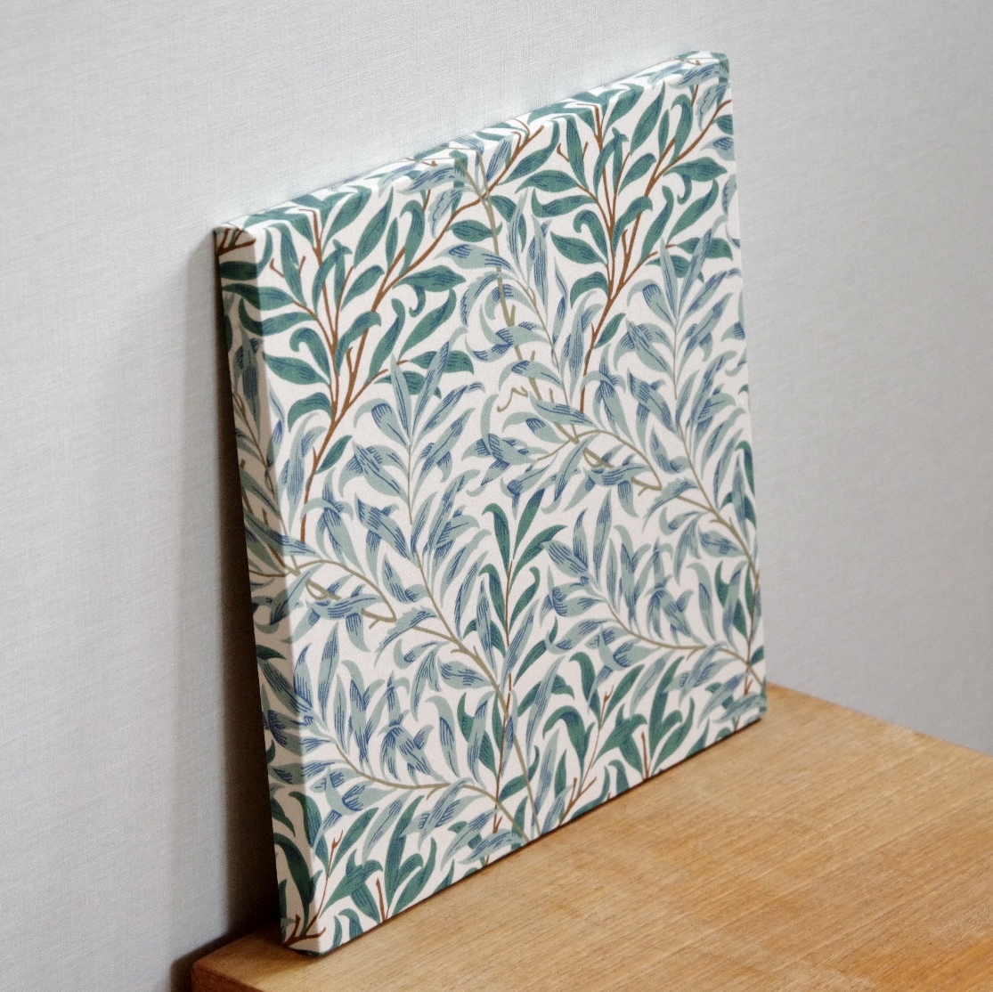 ファブリックパネル William Morris ウィリアムモリス Willow Bough 30×30cm アートパネル インテリア 壁掛け 生地_画像2