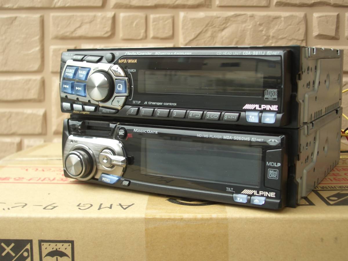 アルパイン CDA-9811J MDA-5060MS オーディオセット 直販値下