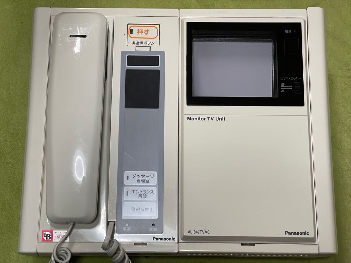 パナソニック 集合住宅用インターホン VL-M367FAB8 VL-847TVAC パナソニック 集合住宅用インターホン VL-M367FAB8 VL-847TVAC