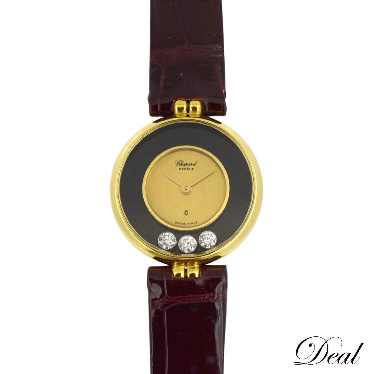 海外限定】 ハッピーダイヤモンド ショパール Chopard K18YG 20/3900