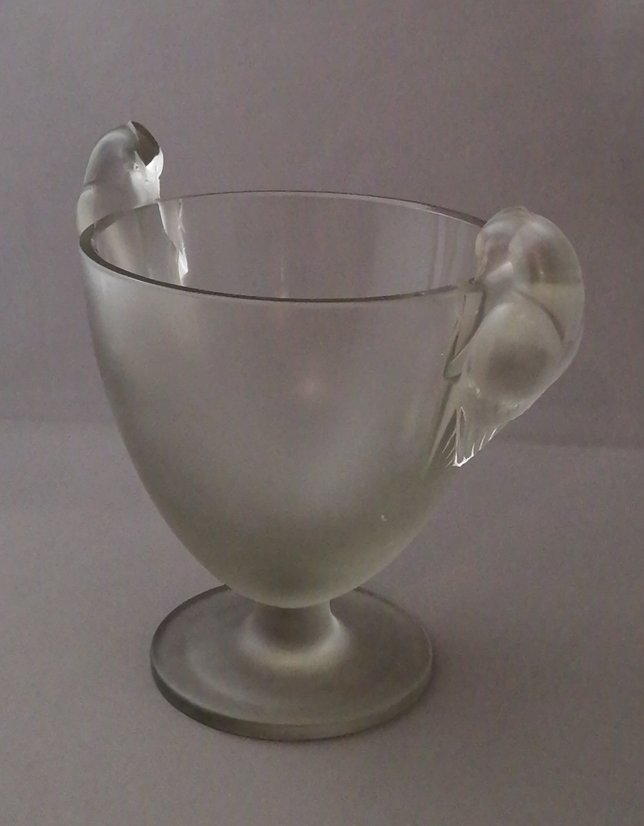 ルネ・ラリック　フロストグラスの花瓶です。(ガレ　ドーム　ナンシー)_画像7