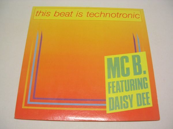 ●RAP HOUSE 12inch●MCB. FEAT. DAISY DEE / THIS BEAT IS TECHNOTRONIC_画像1