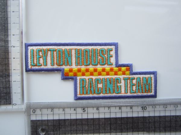 LEYTON HOUSE RACING TEAM レイトンハウス レーシング チーム ワッペン/バイク 自動車 F1 スポンサー ビンテージ 101_画像6
