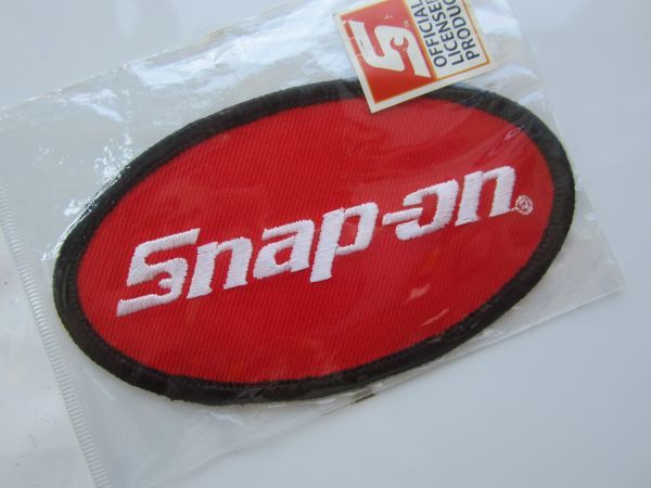 Snap on スナップオン 工具 ガソリン アメリカ メーカー 公式 正規品 ワッペン/自動車 カー用品 整備 作業着 108_画像2