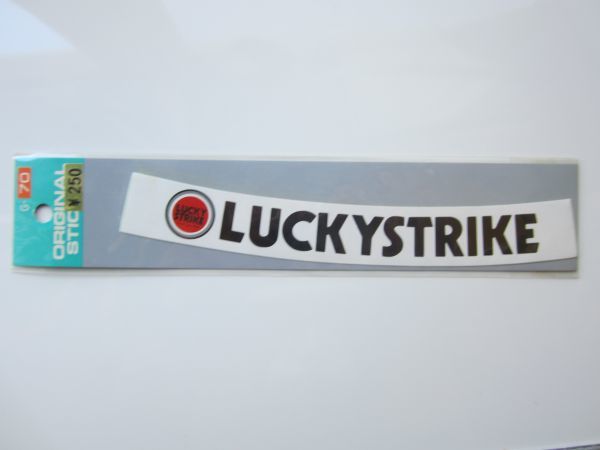  Lucky Strike LUCKYSTRIKE logo-sticker / original decal automobile bike motorcycle car supplies racing S27