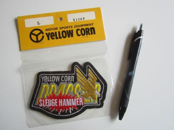 Yellow corn イエローコーン SLEDGE HAMMER スレッジハンマー バイク メーカー ワッペン/自動車 整備士 作業着 147_画像5
