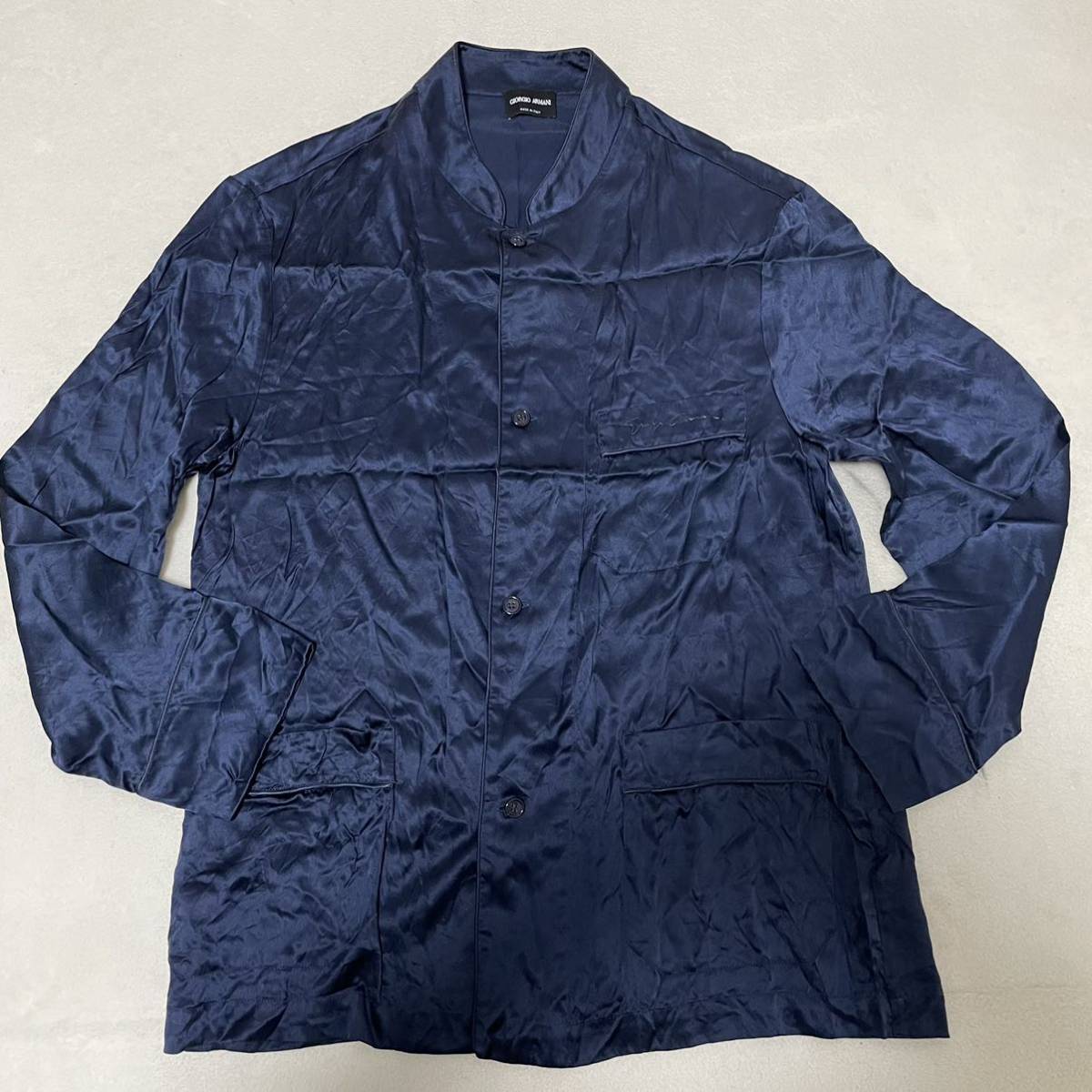 美品 ジョルジオアルマーニ【極上のシルク100%】GIORGIO ARMANI