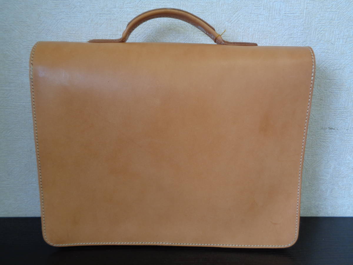 Leder WOLF レダーウルフ ブリーフケース ビジネスバッグ ナチュラル