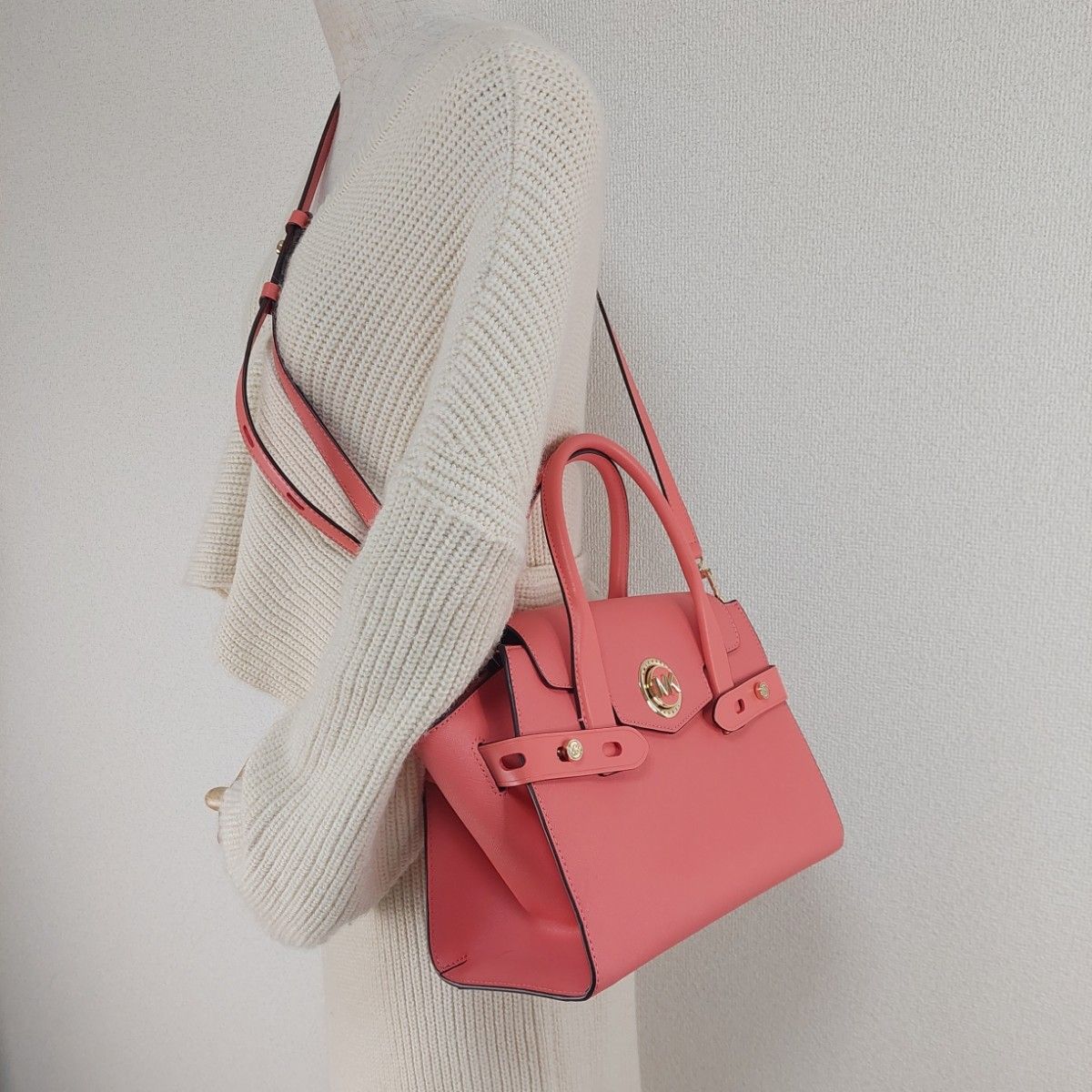 MICHAEL KORS マイケルコース フラップサッチェル ショルダーバッグ