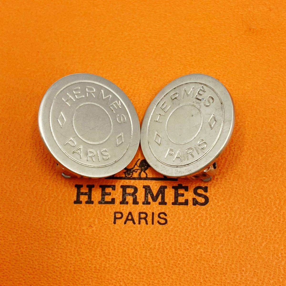 良品】エルメス HERMES セリエ イヤリング シルバー basquettotal.com