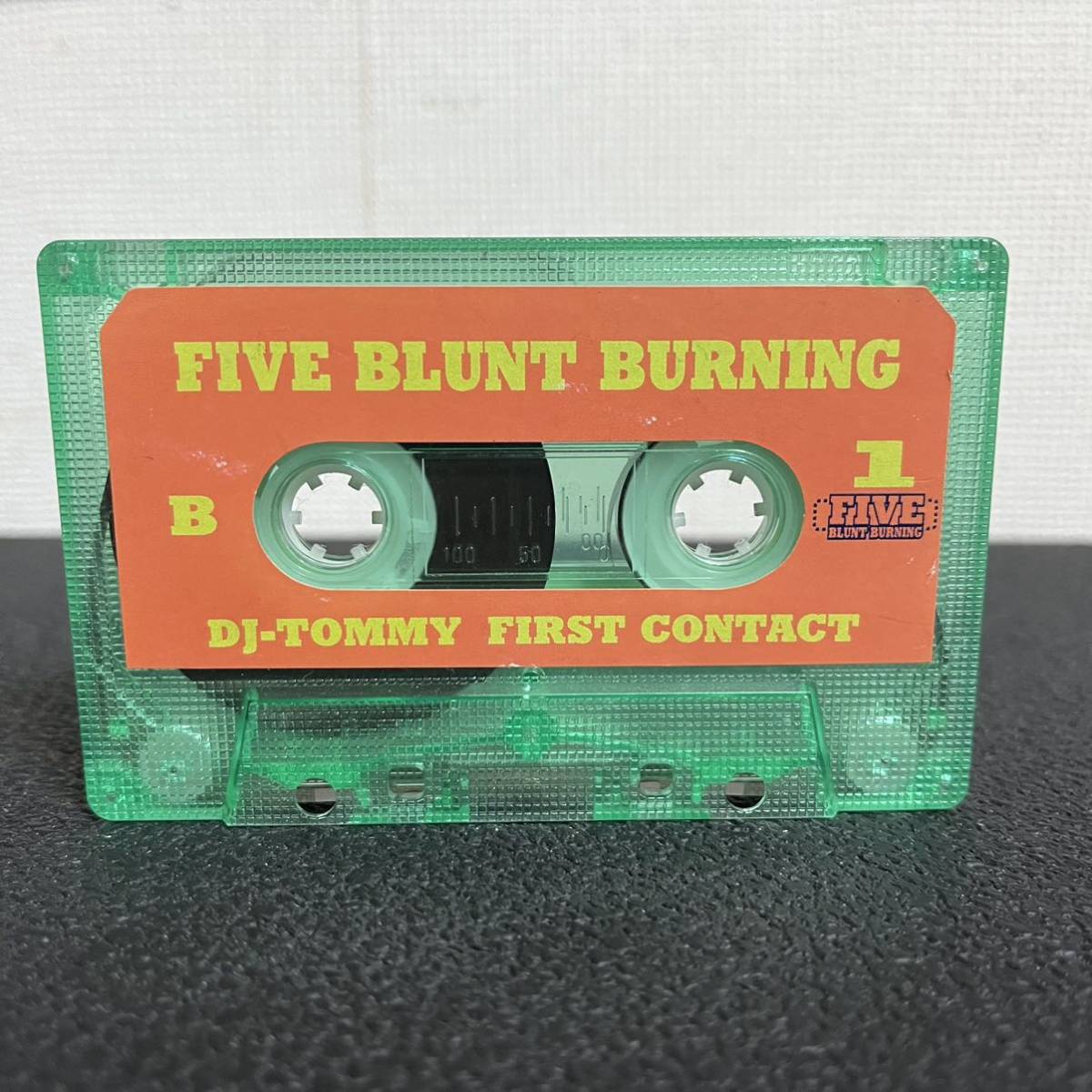 カセットテープ FIVE BLUNT BURNNING DJ TOMMY FIRST CONTACT CASSETTETAPE_画像2