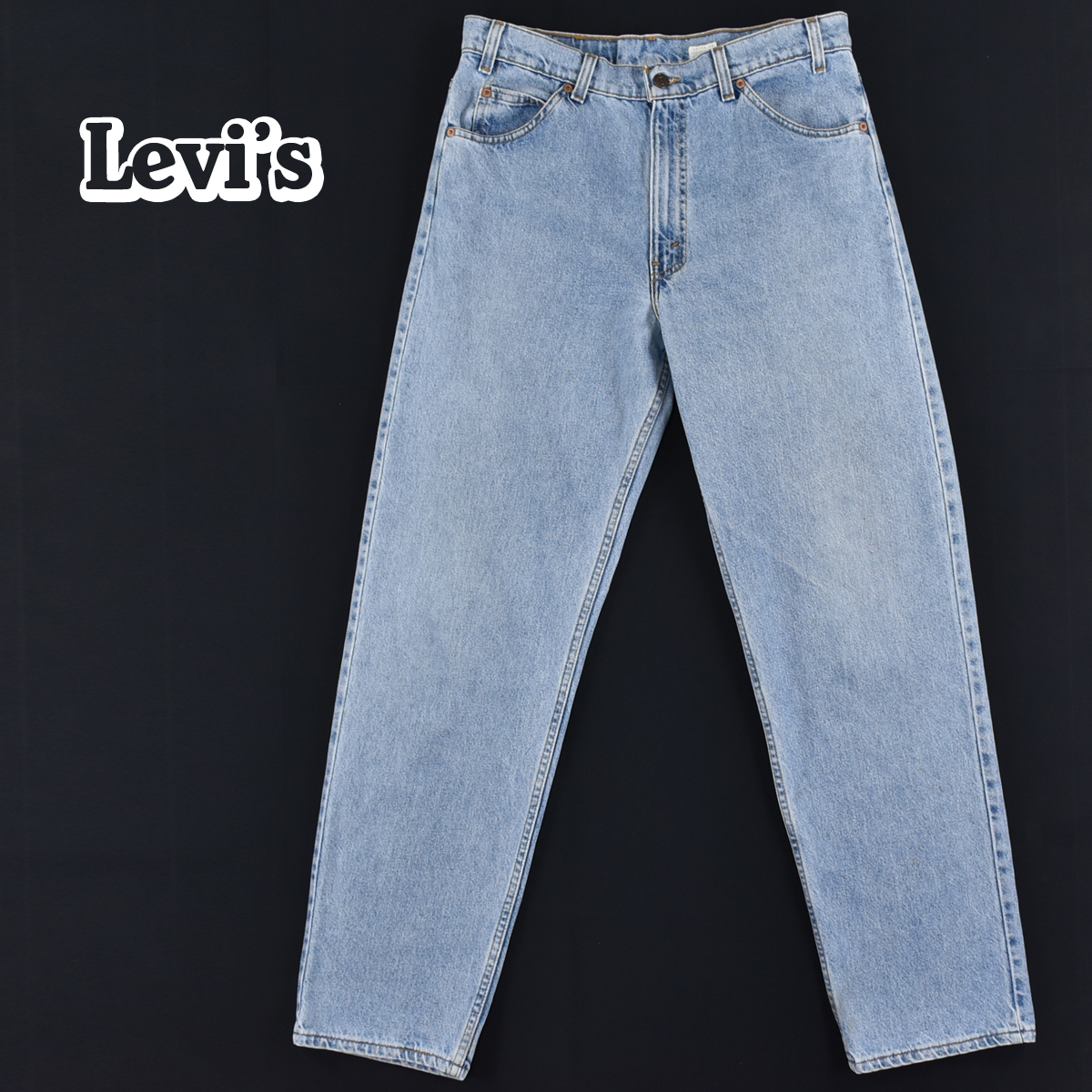 Levis リーバイス ★ 90s USA製 1996年02月 553(40553-1714) トップボタン裏刻印585 デニム パンツ ジーンズ ブルー メンズ 34