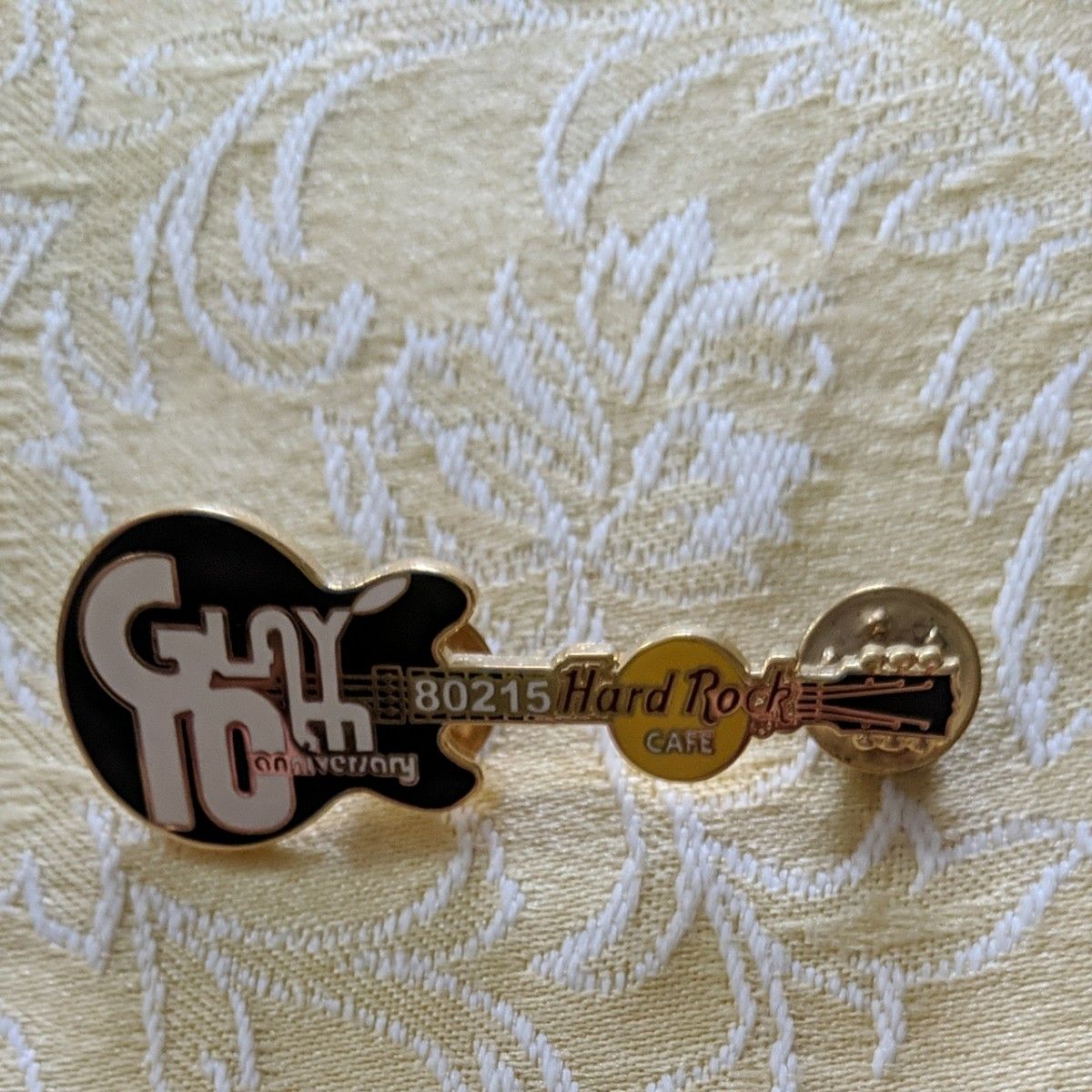 GLAY x ハードロックカフェUSJ店コラボピン GLAY 10th記念 ハードロックカフェ コラボ ピンバッジ Hard Rock