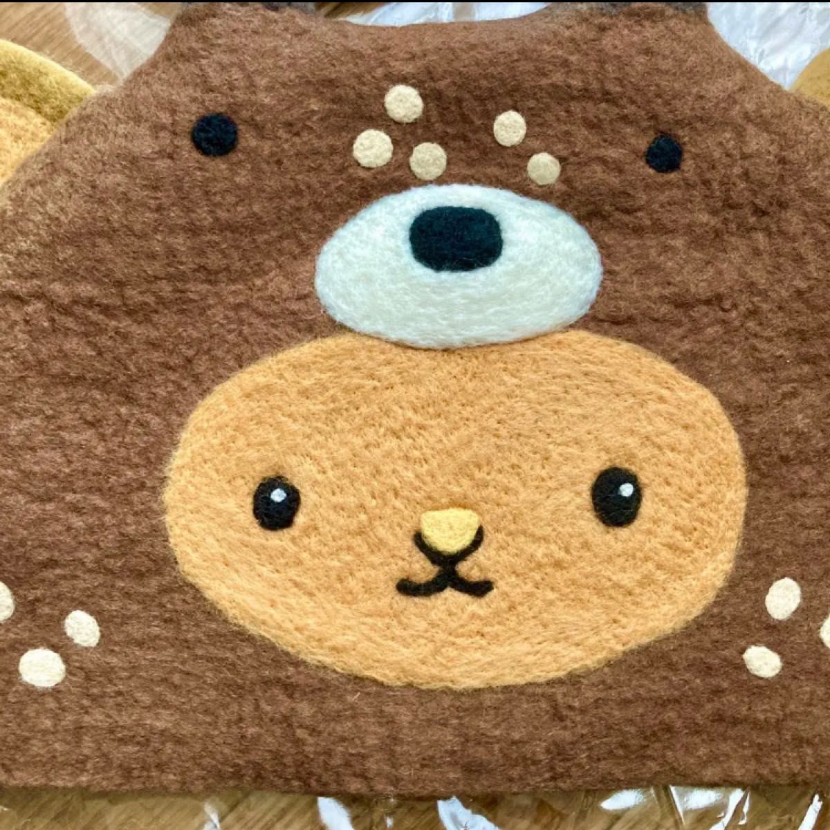 サウナモンスター サウナハット 北海道 キュンちゃん メリノウール ハンドメイド 限定品 サウナモンスター サウナハット 北海道 キュンちゃん メリノウール ハンドメイド 限定品