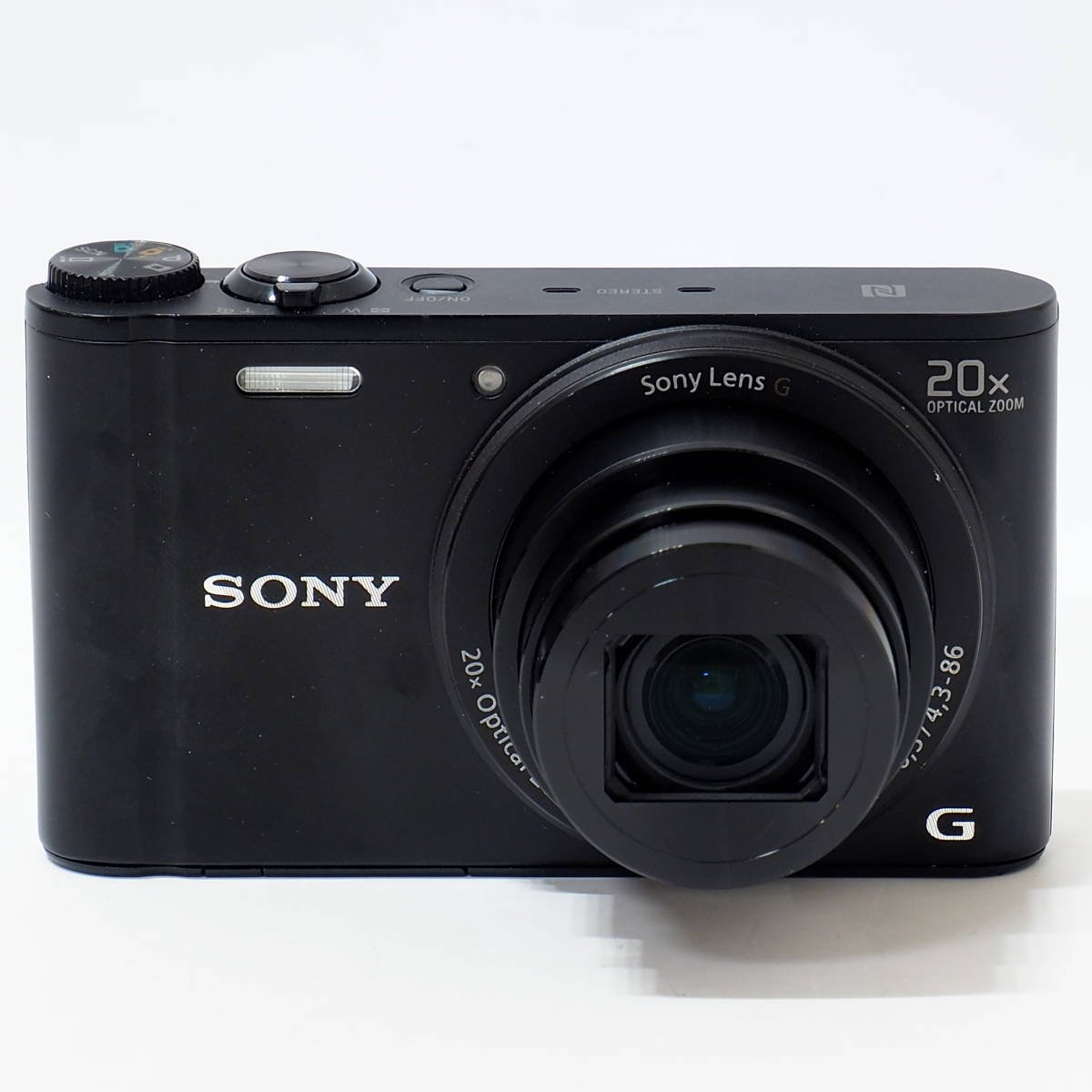 【ズあり】 SONY Cyber-Shot DSC-WX-350 Black Sony Lens G 4.3-86mm F3.5-6.5 20x Optical Zoom 1820万画素スマホとつながるプレミアムハイズーム良好 オートフォ