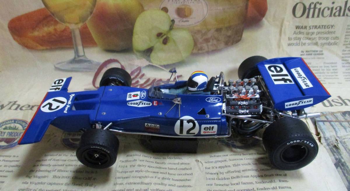 ★激レア絶版*EXOTO*1/18*1971 Tyrrell Ford 002 #12 1971 Monaco GP*Francois Cevert*ティレル_画像5