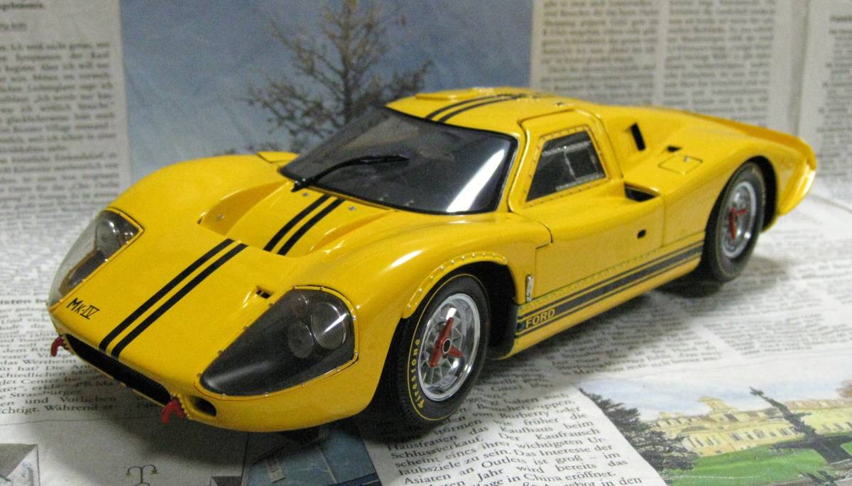 * очень редкий распроданный *EXOTO*1/18*1967 Ford GT40 MkIV Prototype 1967 Sebring 12h≠BBR