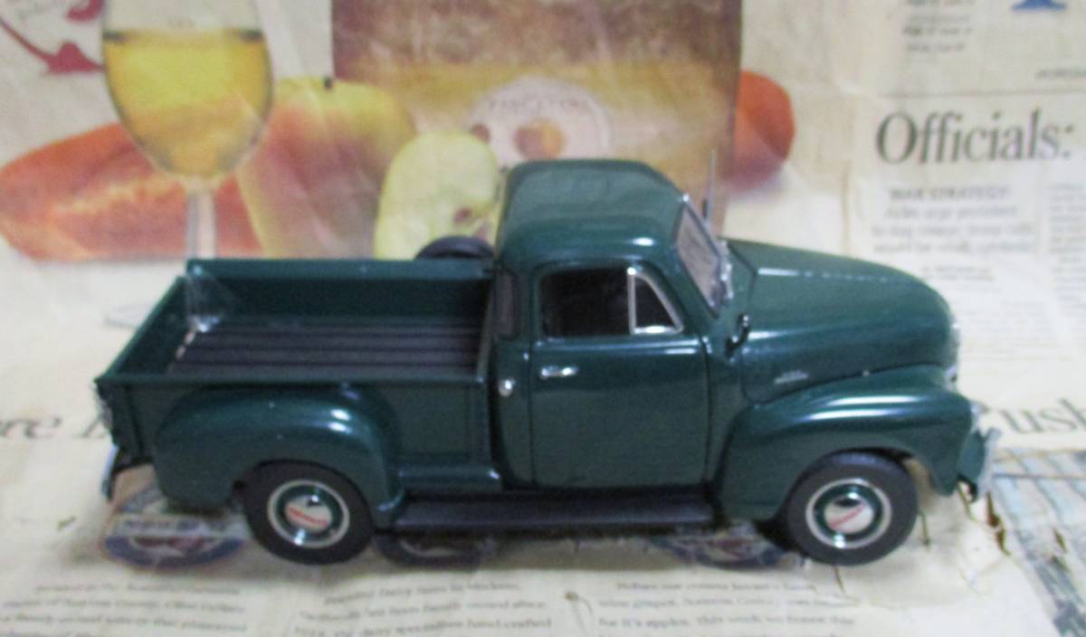 ★絶版*ダンバリーミント*1/24*1953 Chevy Series 3100 Pickup グリーン_画像5