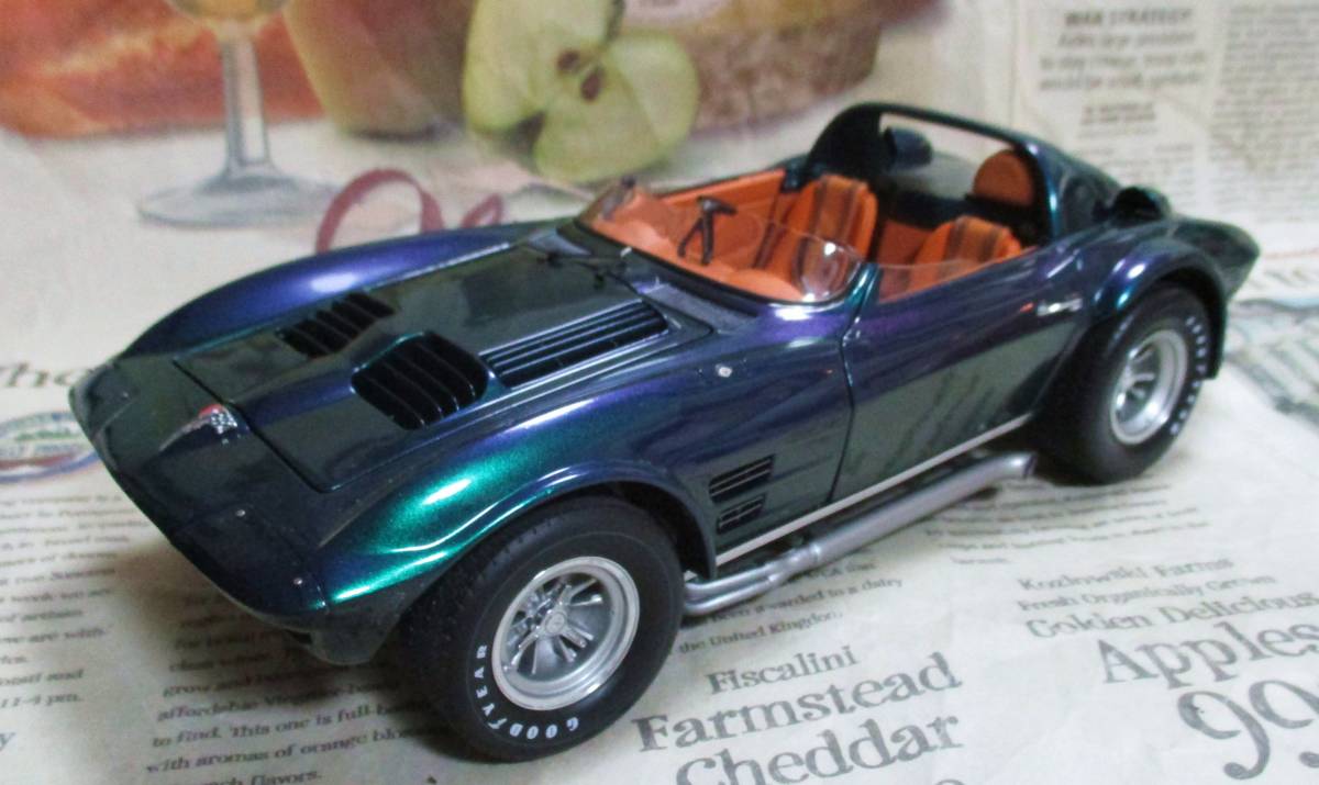 ★激レア絶版*世界402台*EXOTO*1/18*1963 Chevrolet Corvette Grand Sport Coupe Standox デイトナパラダイス_画像1