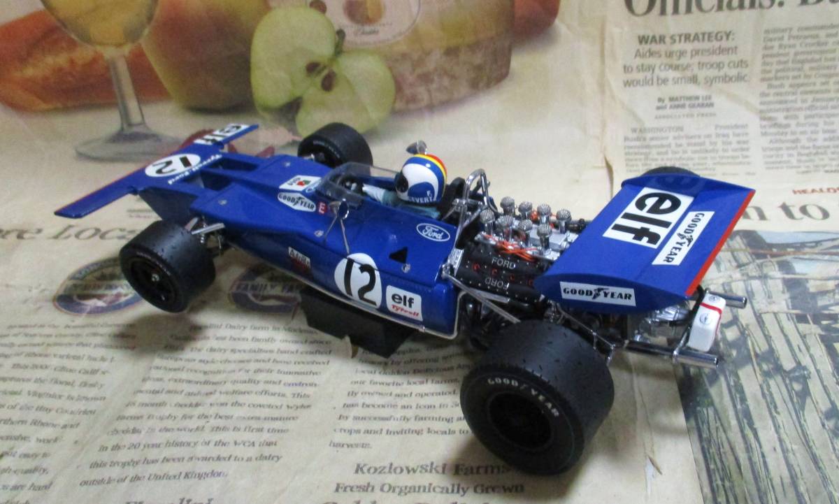 ★激レア絶版*EXOTO*1/18*1971 Tyrrell Ford 002 #12 1971 Monaco GP*Francois Cevert*ティレル_画像2