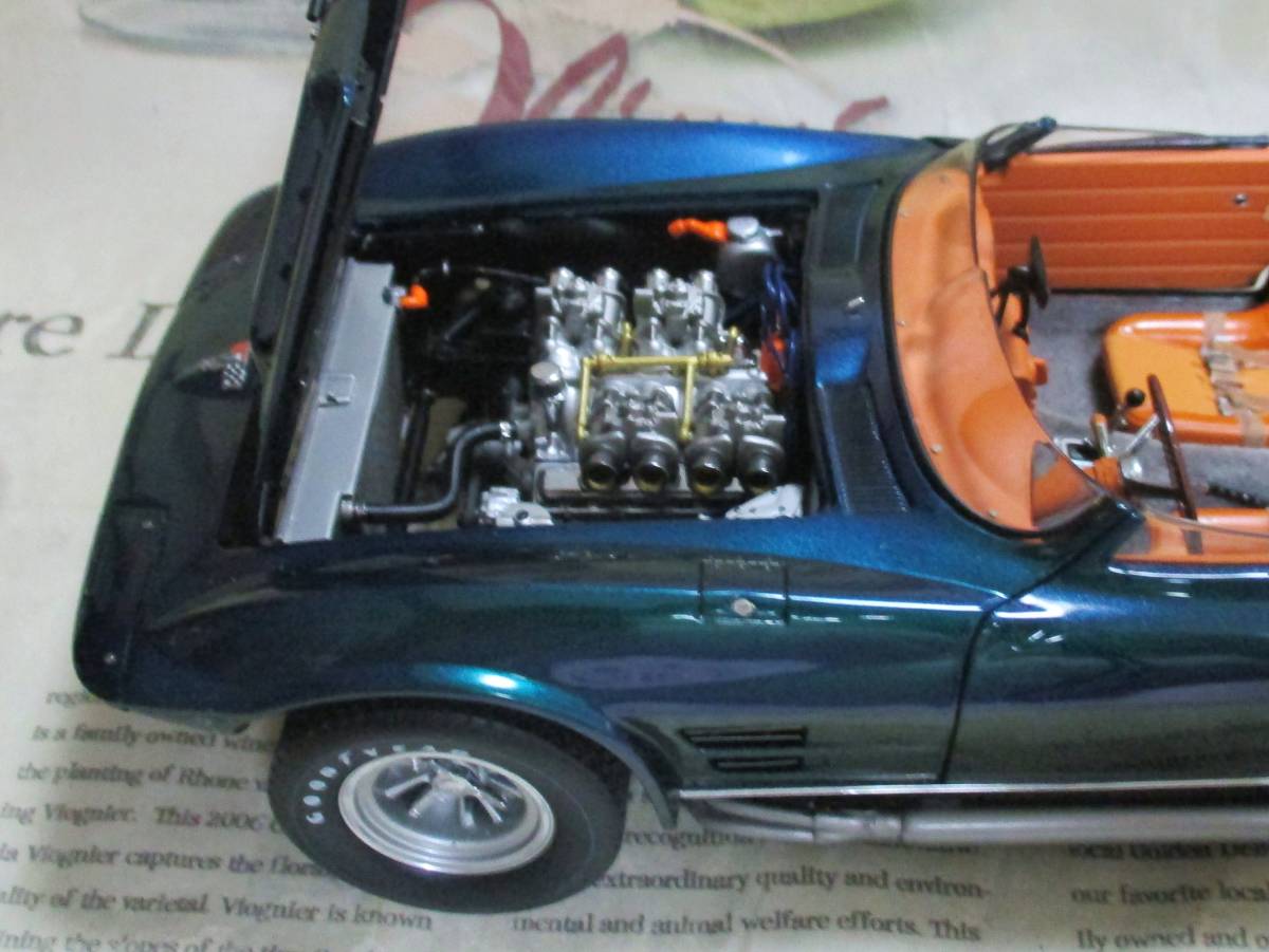 ★激レア絶版*世界402台*EXOTO*1/18*1963 Chevrolet Corvette Grand Sport Coupe Standox デイトナパラダイス_画像7