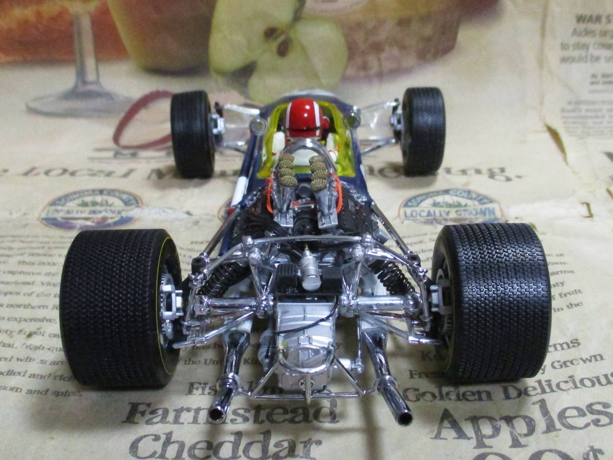 ★レア絶版★EXOTO*1/18*1968 Lotus Ford 49 #16 1968 Spanish GP*Jo Siffert*ロータス_画像4