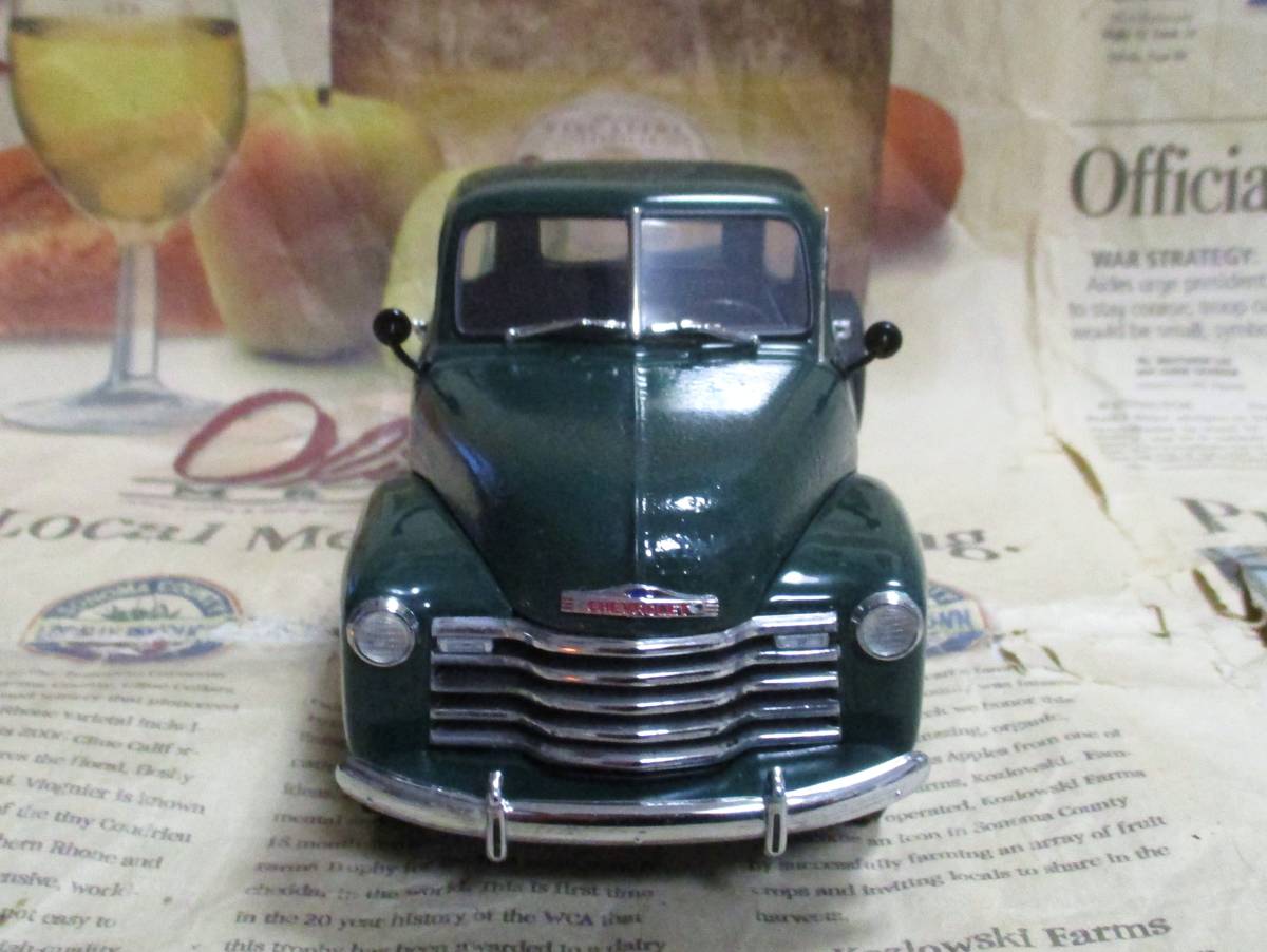 ★絶版*ダンバリーミント*1/24*1953 Chevy Series 3100 Pickup グリーン_画像3