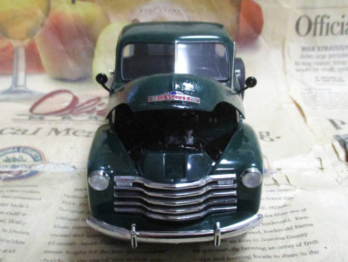 ★絶版*ダンバリーミント*1/24*1953 Chevy Series 3100 Pickup グリーン_画像6