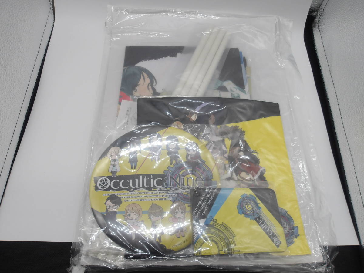 C91 Occultic；Nine オカルティック・ナイン：限定グッズセット タペストリー/デカンバッチ/MF/合皮パスケース※【トートバッグ欠品】_画像1