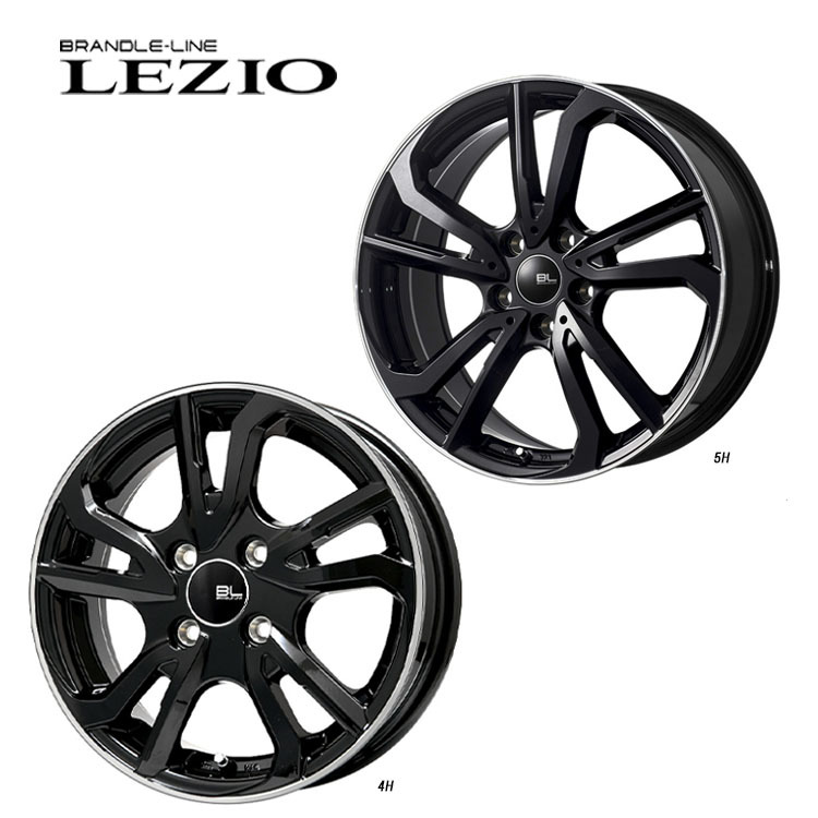 4個まで郵便OK 送料無料 ブランドルライン LEZIO 5.5J-15 +42 4H-100