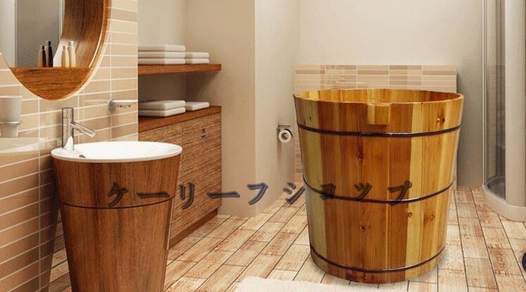 ケーリーフショップ】高級製品 厚い シャワーバケツ 木製 美容院 ケーリーフショップ】高級製品 厚い シャワーバケツ 木製 美容院