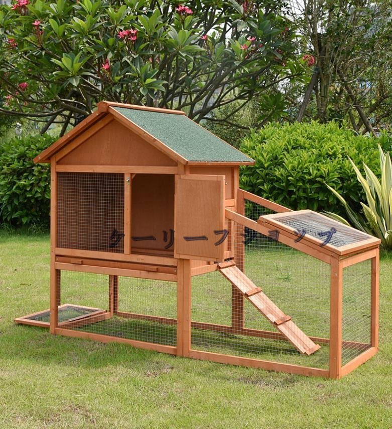[ke- leaf shop ] pet holiday house house wooden cat rabbit chicken small shop breeding a Hill bird cage cat house house ... outdoors .. garden for 