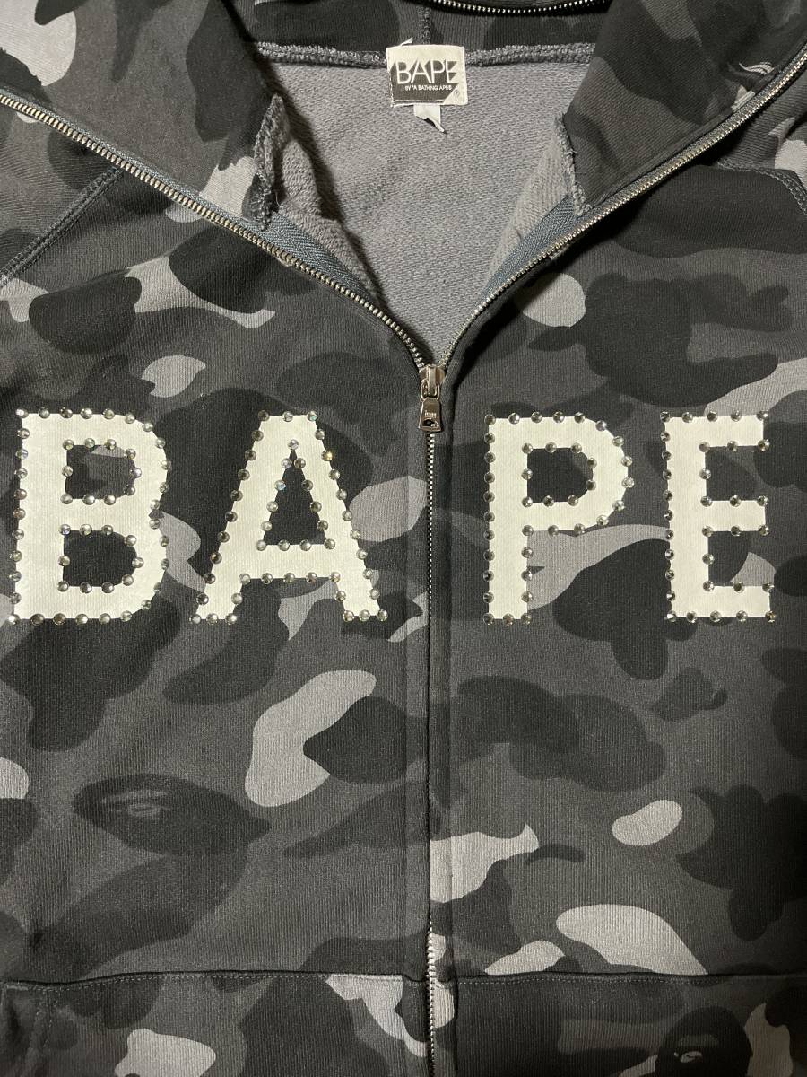 A BATHING APE パーカー ラインストーン_画像4