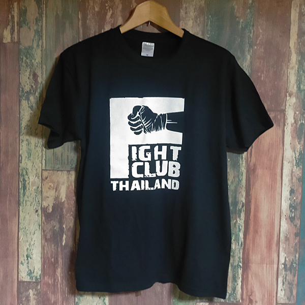 送込 FIGHTCLUB THAILAND ファイトクラブ タイランド　半袖Tシャツ 黒 Mサイズ_画像1