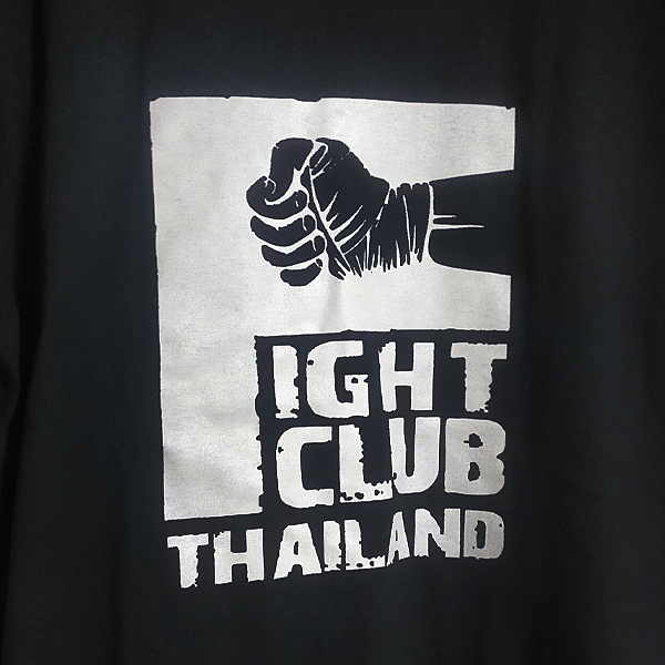 送込 FIGHTCLUB THAILAND ファイトクラブ タイランド　半袖Tシャツ 黒 Mサイズ_画像2