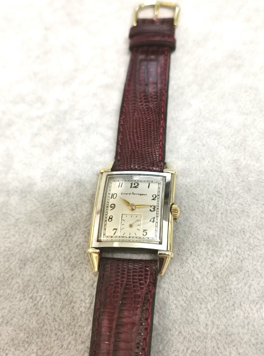 Girard Perregaux ジラールペルゴ スモセコ アンティーク 手巻き 時計