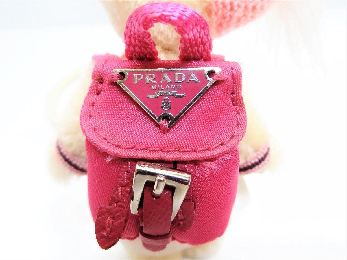 PRADA プラダ トリックオルセット テディベア キーホルダー 1TO024 チャーム TRICK ORSETTO TEDDY ☆Pの画像6